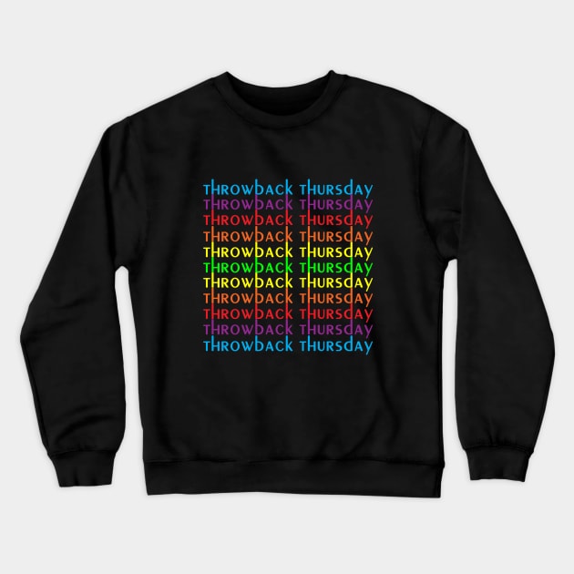 Throwback Thursday (MTM) Crewneck Sweatshirt by GloopTrekker